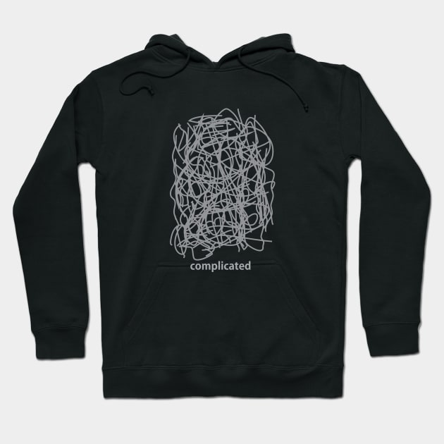 complicated Hoodie by MBshirtsboutique